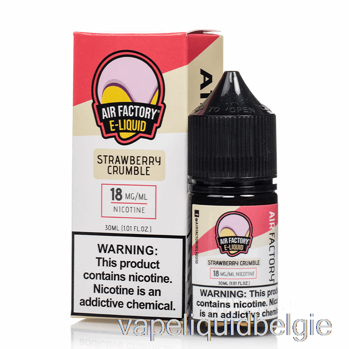 Vape Smaken Aardbeiencrumble - Luchtfabriekszouten - 30ml 36mg